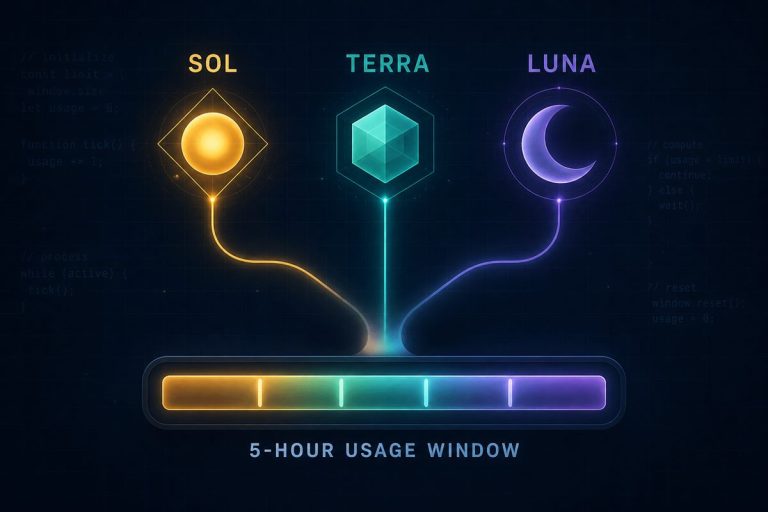 Codex GPT-5.6 Sol Terra and Luna five-hour usage limits comparison
