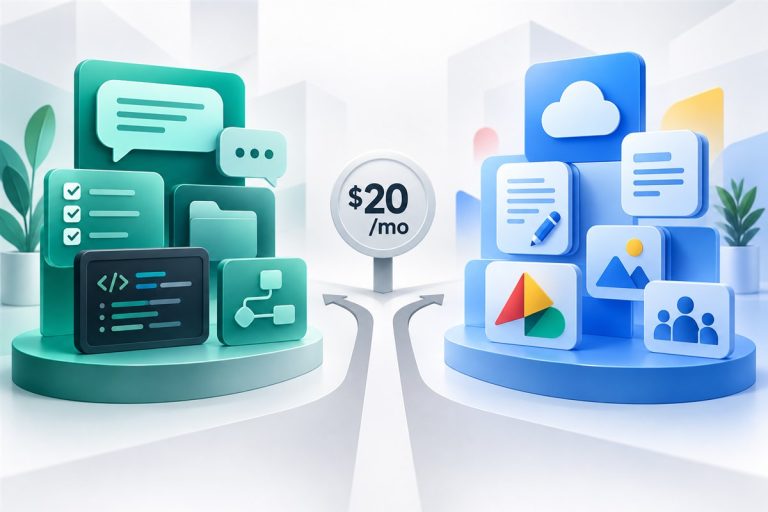 ChatGPT Plus versus Google AI Pro subscription decision comparison